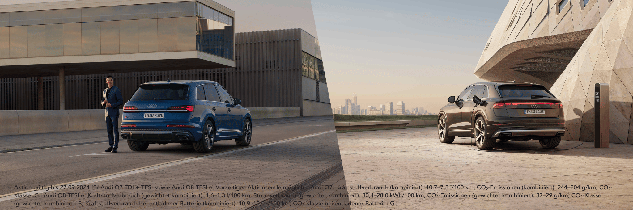 Header Audi Q7 und Q8 Bestellaktion