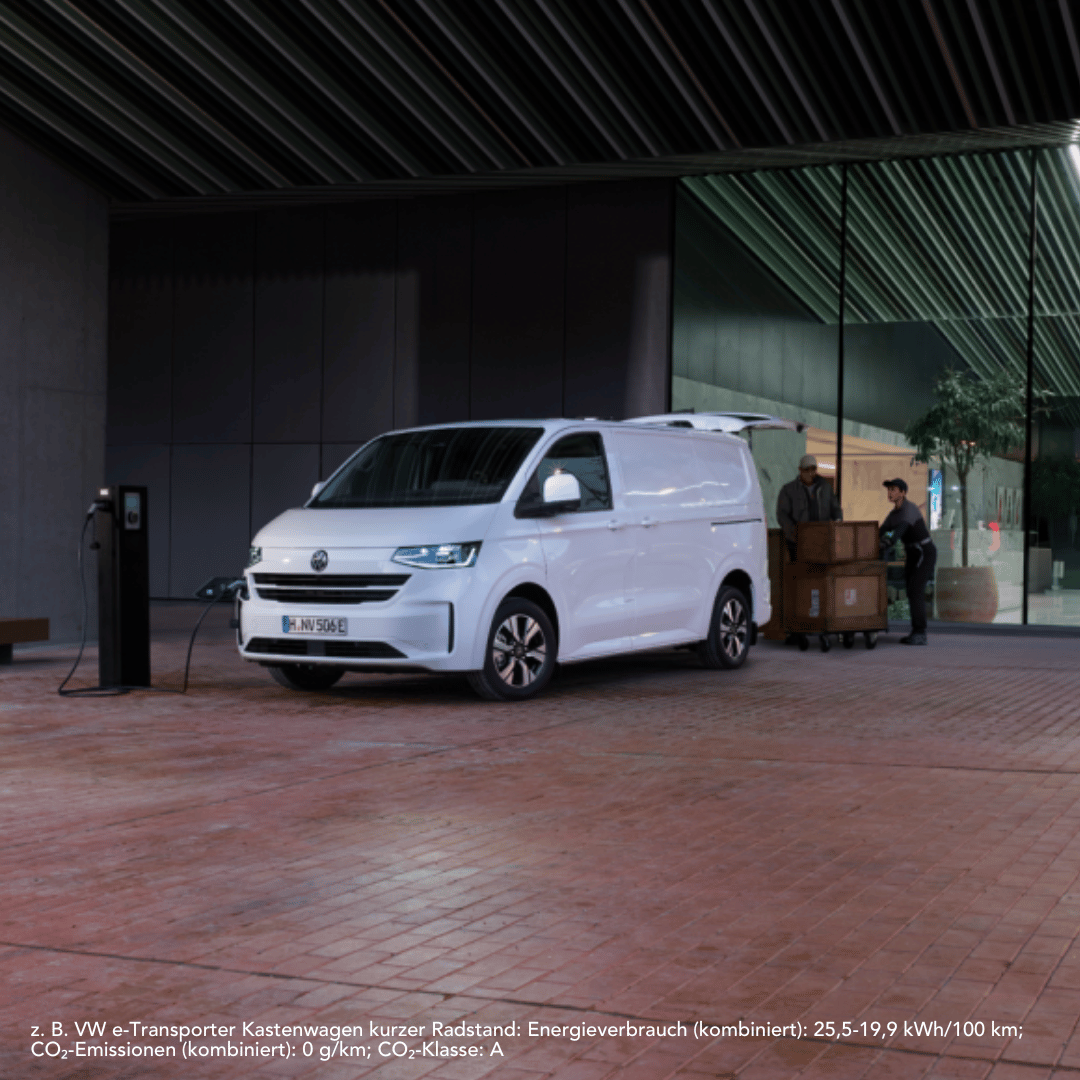 Der neue VW e Transporter Kasten