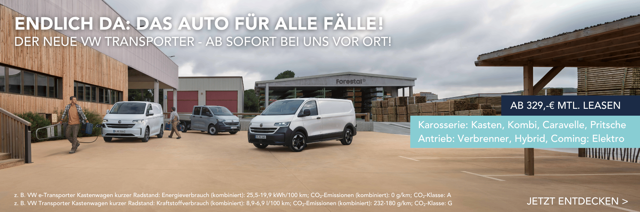 Slider Der neue VW Transporter ist da