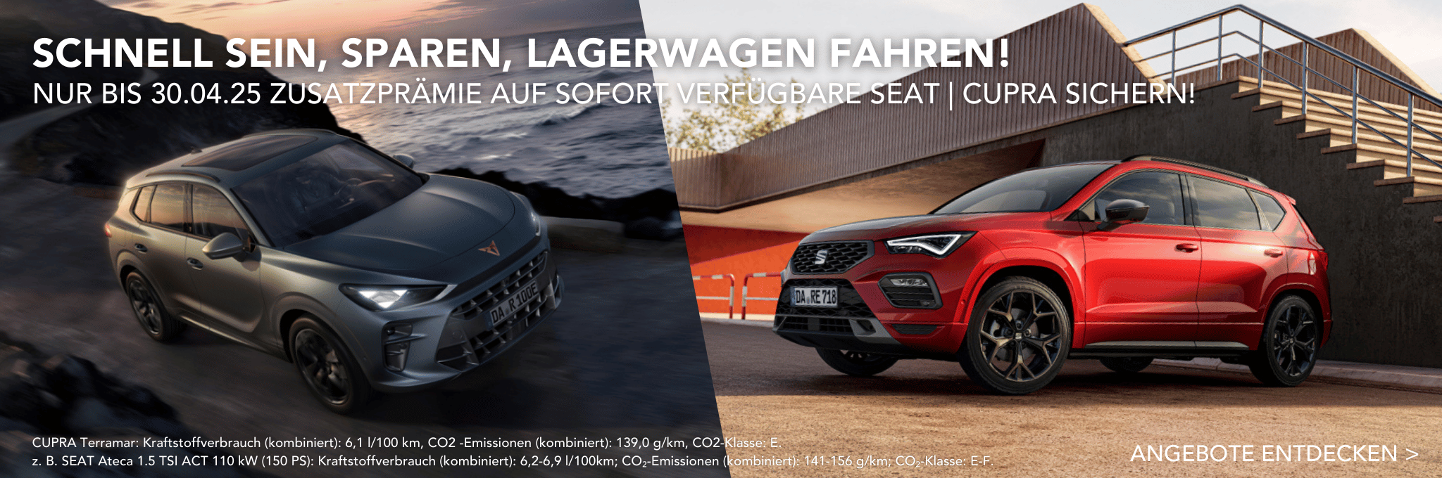 Slider SEAT CUPRA Lagerwagen