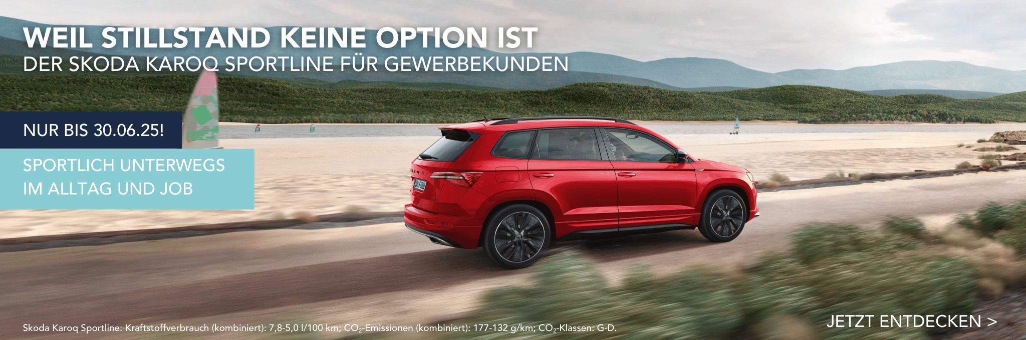Slider Skoda Karoq Gewerbewochen