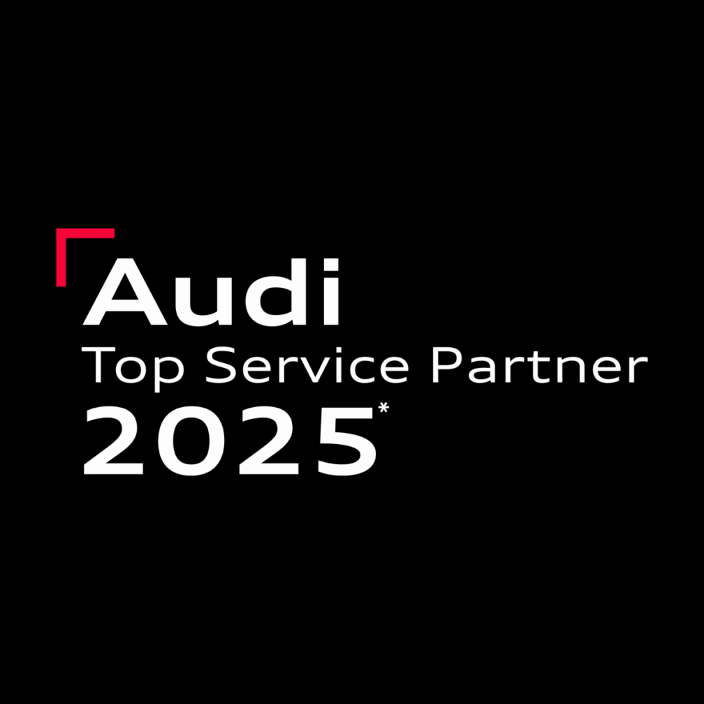 Schriftzug Audi Top Service Partner 2025