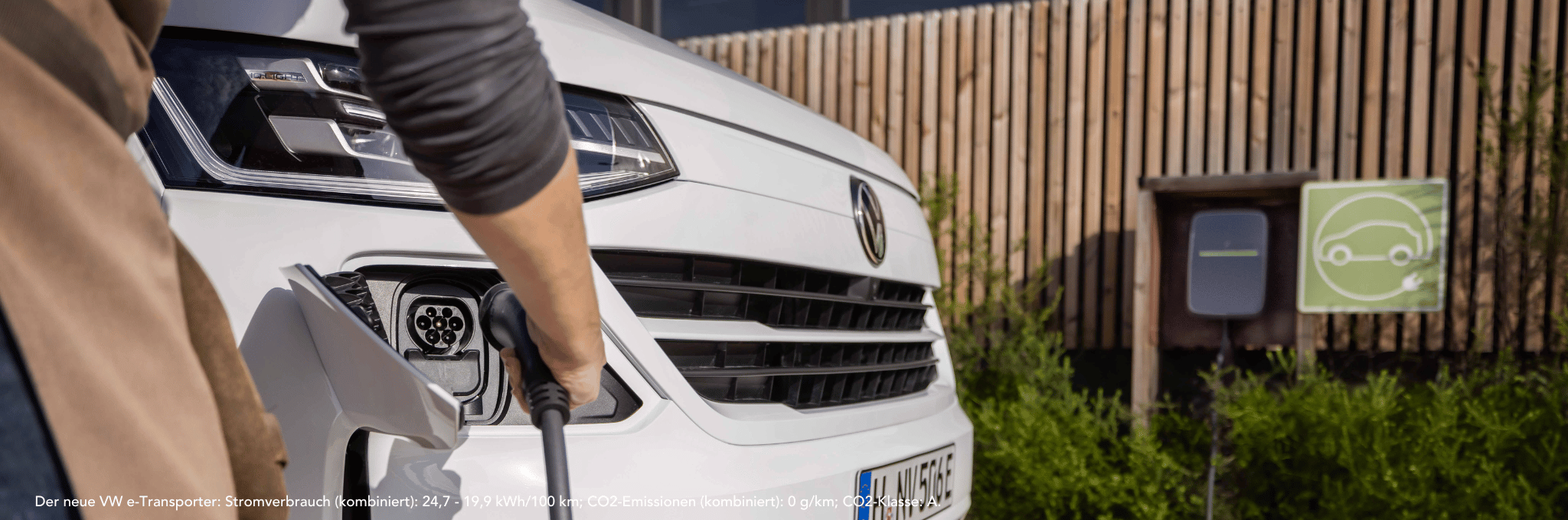 Ladebuchse mit Stecker VW e-transporter
