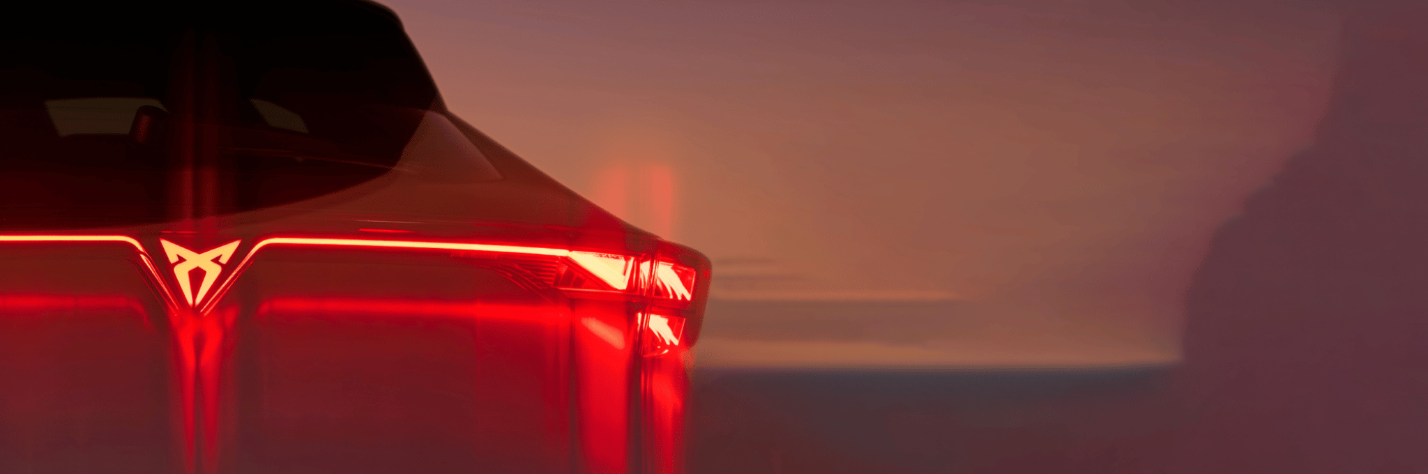 Cupra Heck mit beleuchtetem Logo