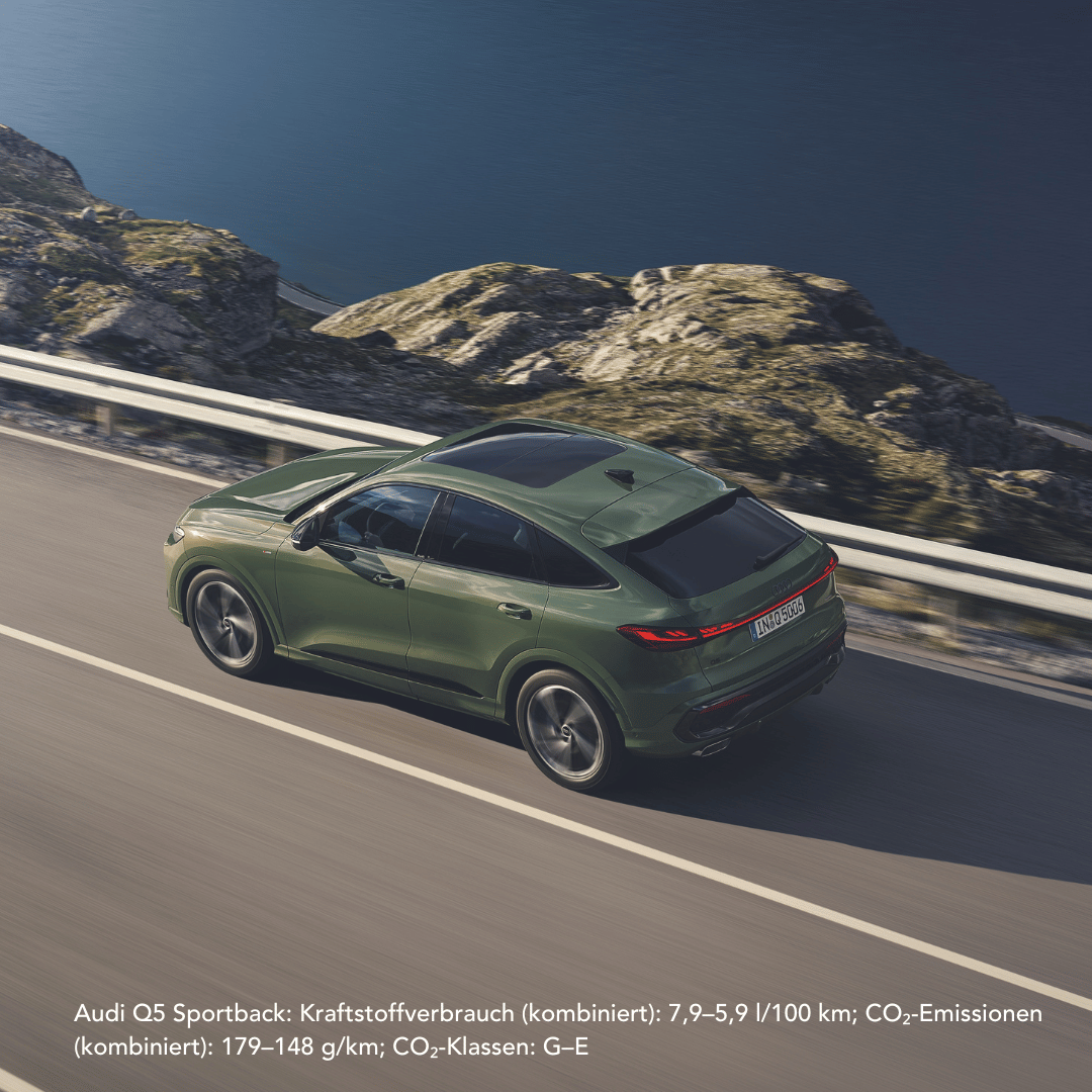 Audi Q5 Sportback fahrend