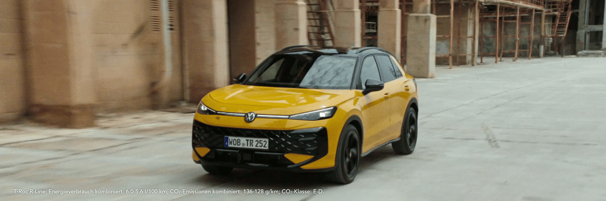 Der neue VW T-Roc gelb