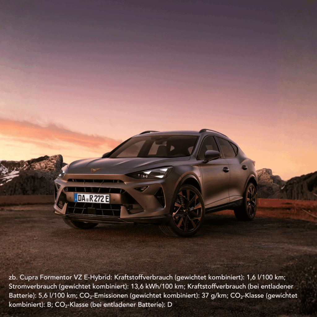 Cupra Formentor in Berglandschaft