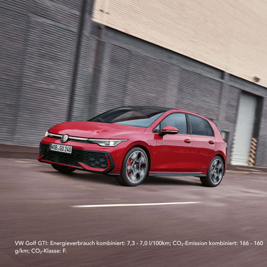VW Golf GTI fahrend