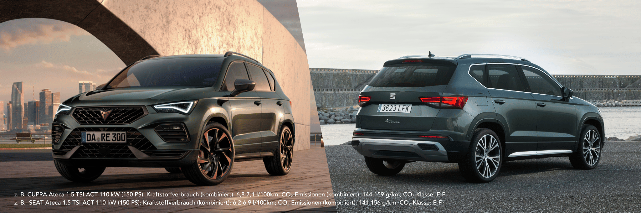 Cupra Ateca und Seat Ateca