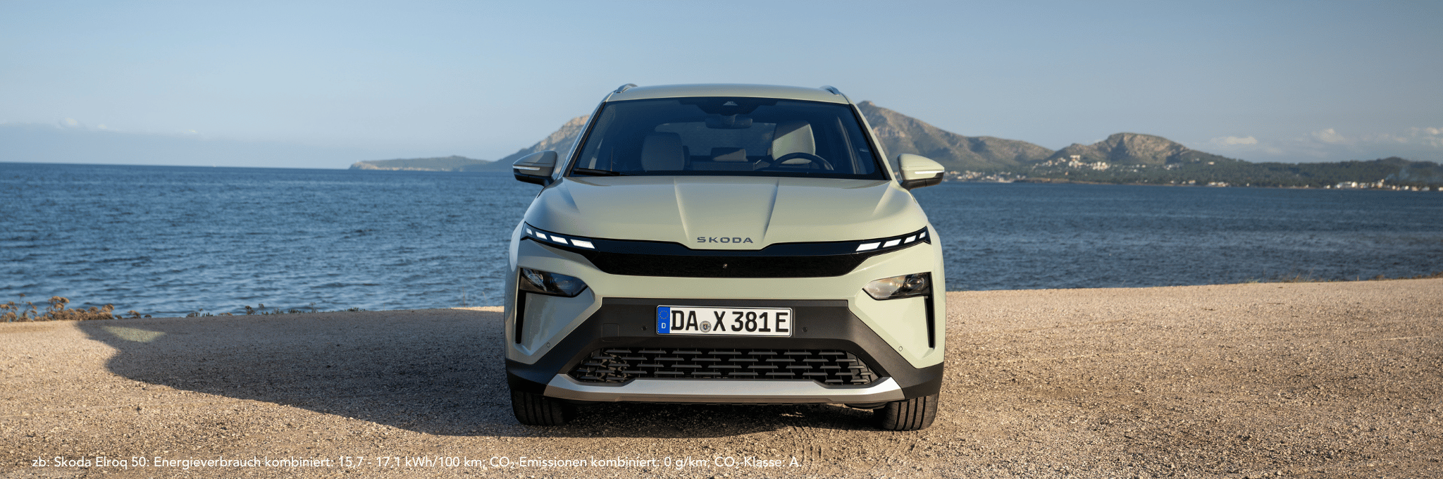 Skoda Elroq an Küste